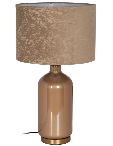 Lampe à poser verre ambré 39x39x68,5 cm Farelisa Ixia - 1