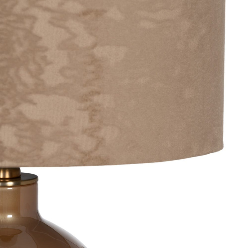 Lampe à poser verre ambré 39x39x68,5 cm Farelisa Ixia - 6