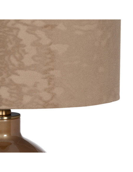 Lampe à poser verre ambré 39x39x68,5 cm Farelisa Ixia - 6