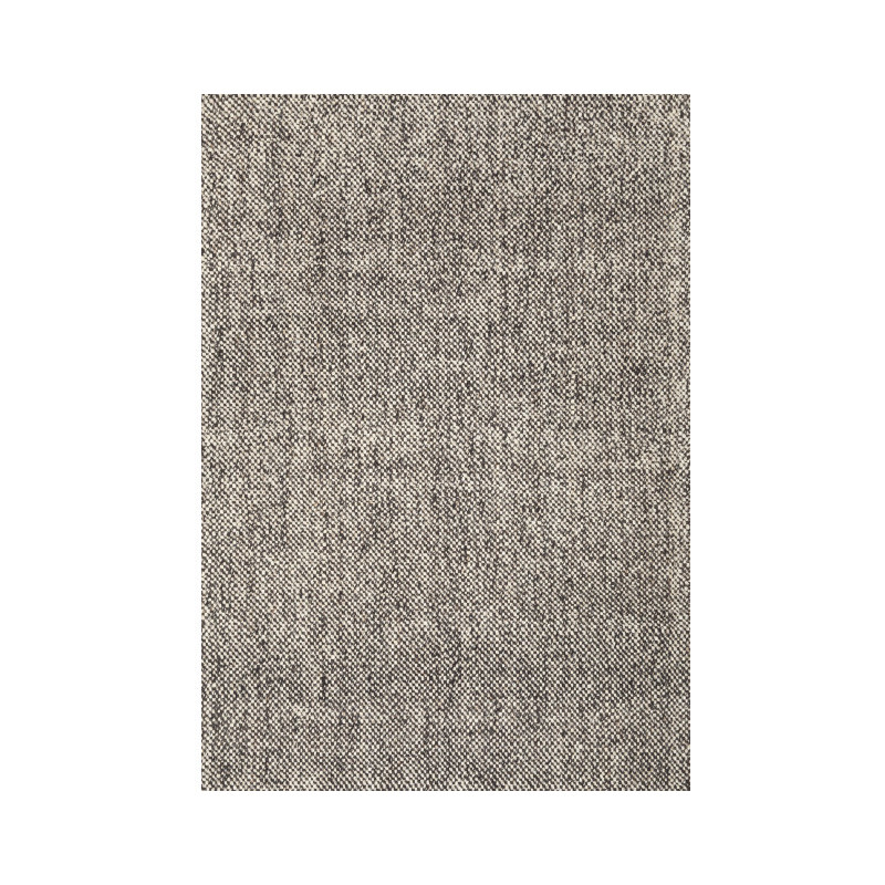 Grand tapis en laine chocolat et ivoire 295x195 cm Lisbon  - 1