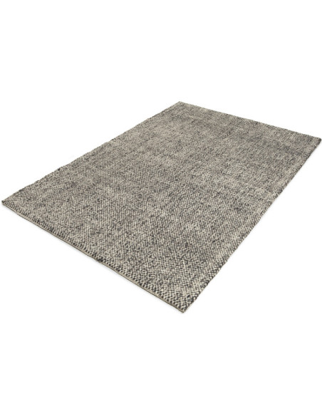 Tapis en laine chocolat et ivoire 235x165 cm Lisbon  - 2