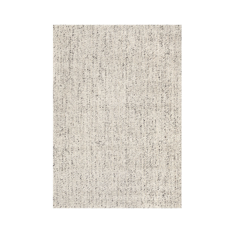 Tapis en laine gris clair et ivoire 235x165 cm Lisbon  - 1