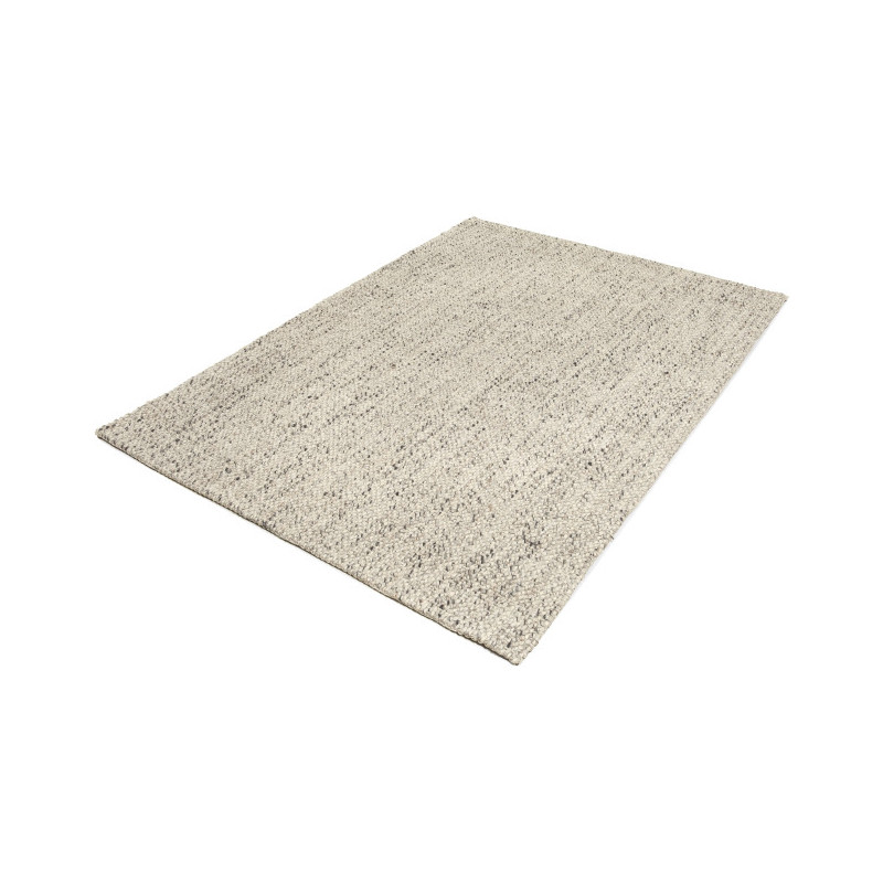 Tapis en laine gris clair et ivoire 235x165 cm Lisbon  - 2