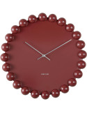 Horloge murale silencieuse bordeaux 40 cm Cadiz Dotty