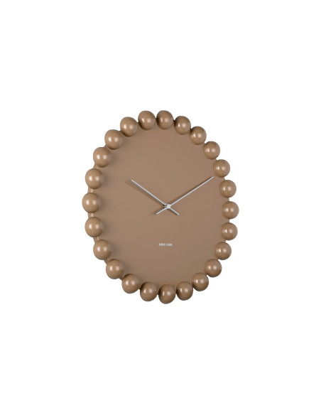 Horloge murale silencieuse taupe en métal 40 cm Cadiz Dotty Karlsson - 3