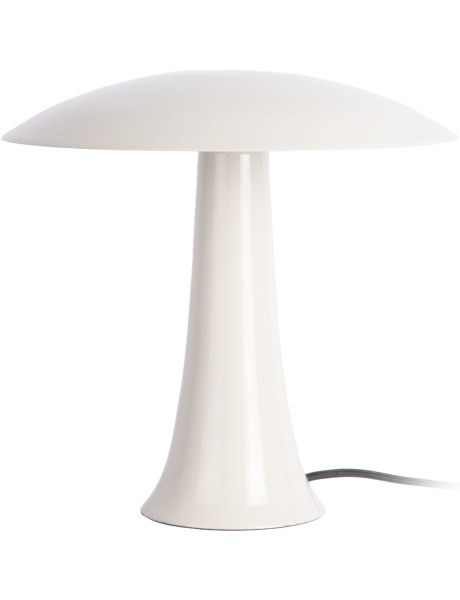 Lampe champignon blanc cassé en métal 30 cm Cadiz Disc Leitmotiv - 1