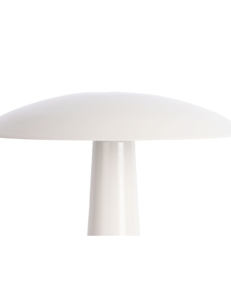 Lampe champignon blanc cassé en métal 30 cm Cadiz Disc Leitmotiv - 3