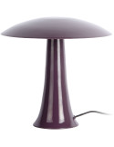Lampe champignon violet prune en métal 30 cm Cadiz Disc