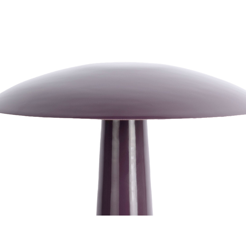 Lampe champignon violet prune en métal 30 cm Cadiz Disc Leitmotiv - 2