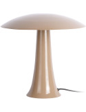 Lampe champignon marron moka en métal 30 cm Cadiz Disc