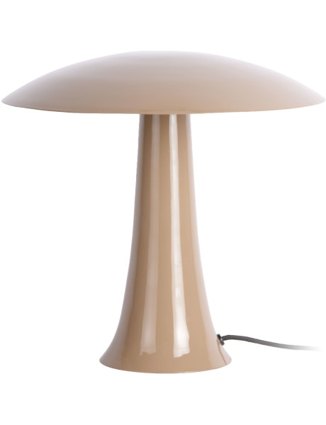 Lampe champignon marron moka en métal 30 cm Cadiz Disc Leitmotiv - 1