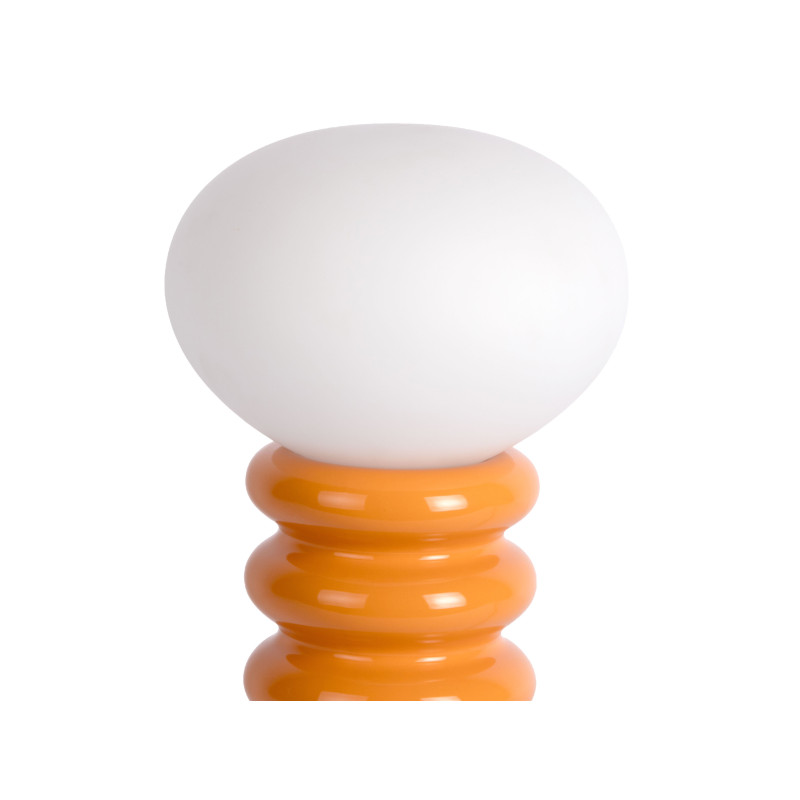 Lampe à poser orange mandarine en céramique et verre Ø20x33,5 cm Catania Aro Leitmotiv - 3