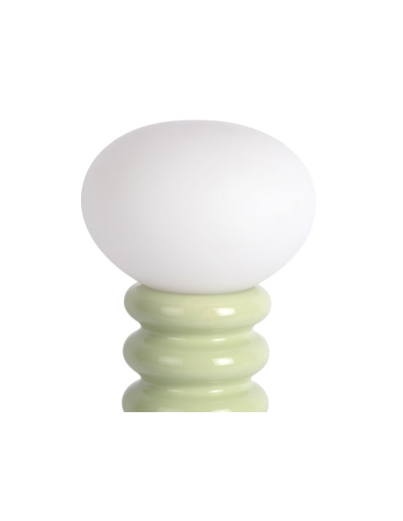 Lampe à poser vert amande céramique et verre Ø20x33,5 cm Catania Aro Leitmotiv - 3