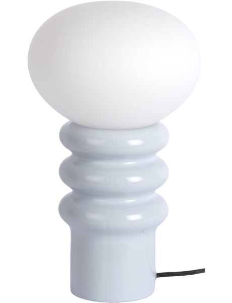 Lampe à poser bleu ciel céramique et verre Ø20x33,5 cm Catania Aro Leitmotiv - 1