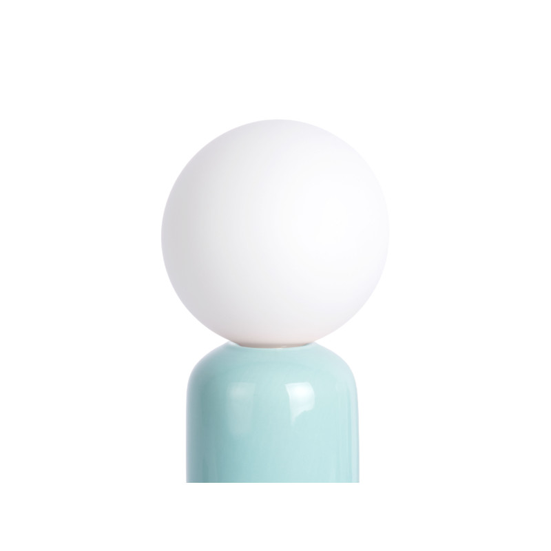 Lampe à poser céramique orange et bleu ciel Ø11,5x27 cm Firenze Tube Leitmotiv - 2