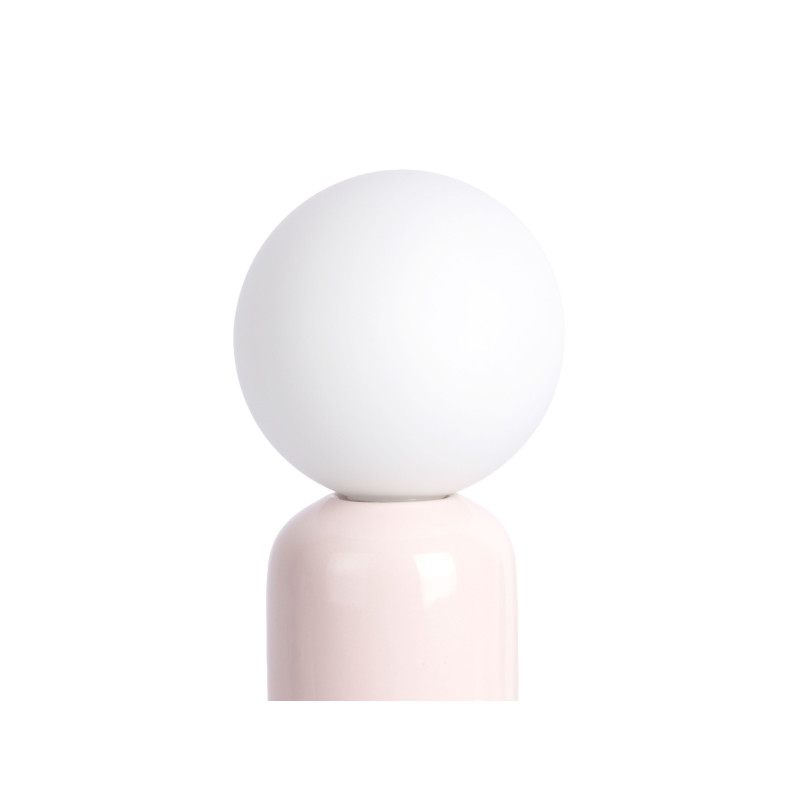 Lampe à poser céramique rose poudré vert sapin Ø11,5x27 cm Firenze Tube Leitmotiv - 2