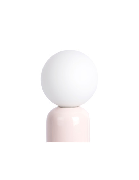 Lampe à poser céramique rose poudré vert sapin Ø11,5x27 cm Firenze Tube Leitmotiv - 2