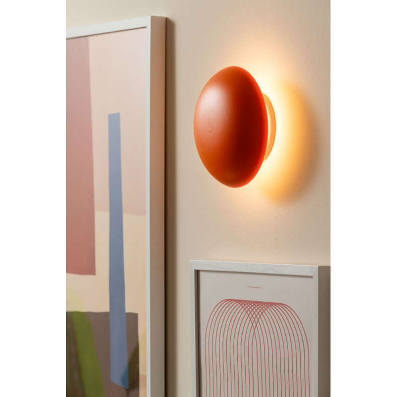 Lampe nomade LED rechargeable orange en mélamine 21 cm Phoebe Leitmotiv - 8