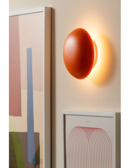 Lampe nomade LED rechargeable orange en mélamine 21 cm Phoebe Leitmotiv - 8
