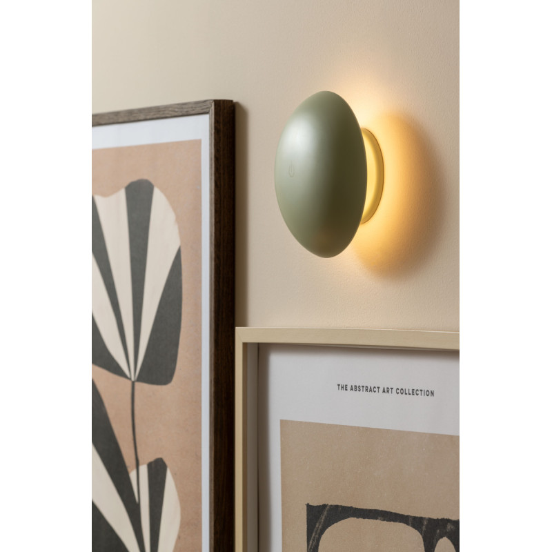 Lampe LED rechargeable vert sauge en mélamine 21 cm Phoebe Leitmotiv - 7