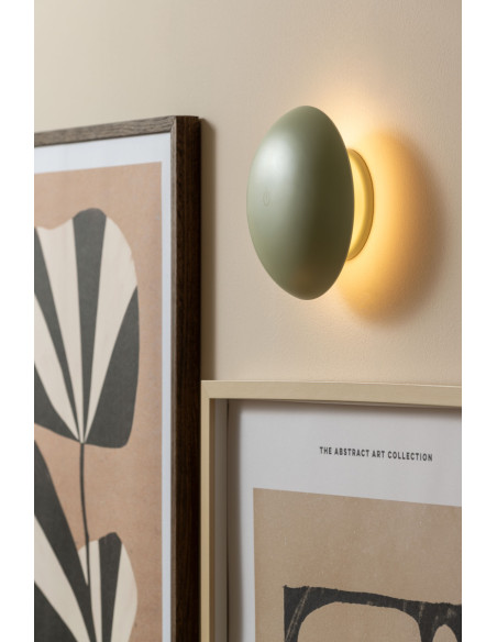 Lampe LED rechargeable vert sauge en mélamine 21 cm Phoebe Leitmotiv - 7