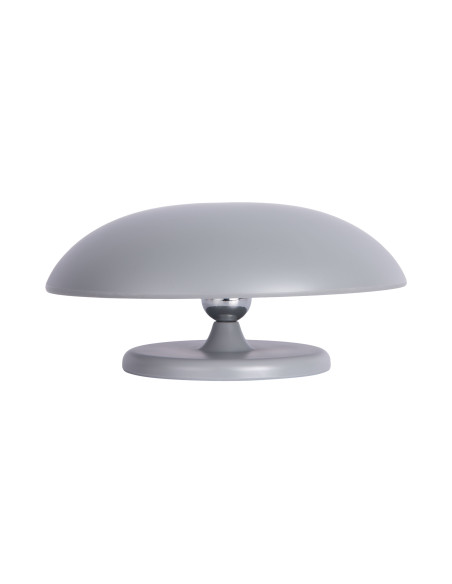 Lampe champignon LED rechargeable gris acier Ø15,5 x H21 cm Phoebe Leitmotiv - 6