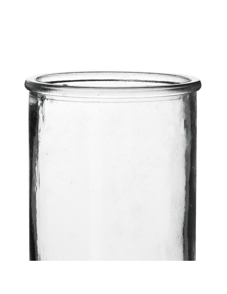 Vase cylindrique en verre transparent 10x10x30 cm Morrow  - 2