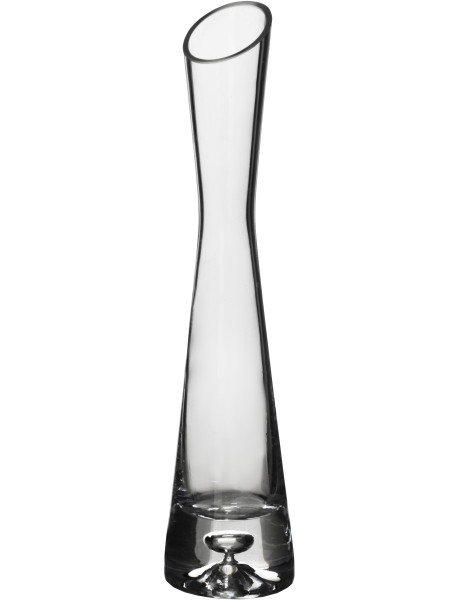 Vase soliflore en verre transparent 3,5x25 cm Duncan  - 1