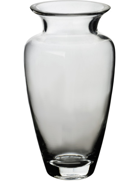 Vase en verre transparent bullé 12x12x25 cm Gowan  - 1