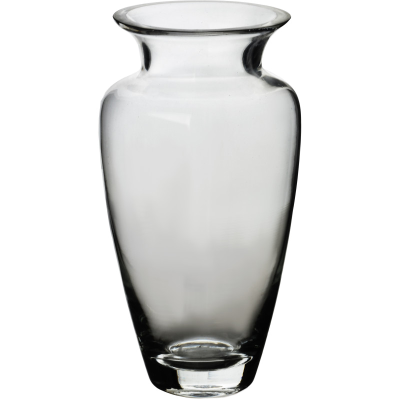Vase en verre transparent bullé 12x12x25 cm Gowan  - 1