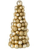 Sapin de Noël à poser doré 40 cm Velmike