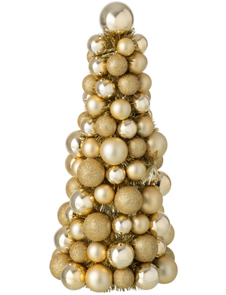 Sapin de Noël à poser doré 40 cm Velmike J-Line - 1