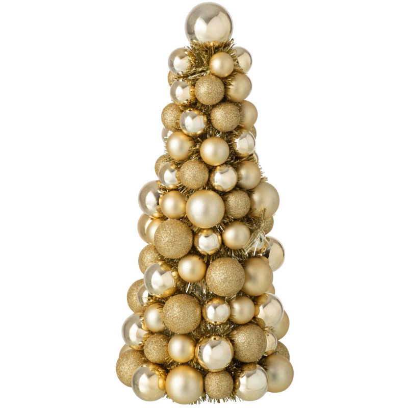 Sapin de Noël à poser doré 40 cm Velmike J-Line - 1