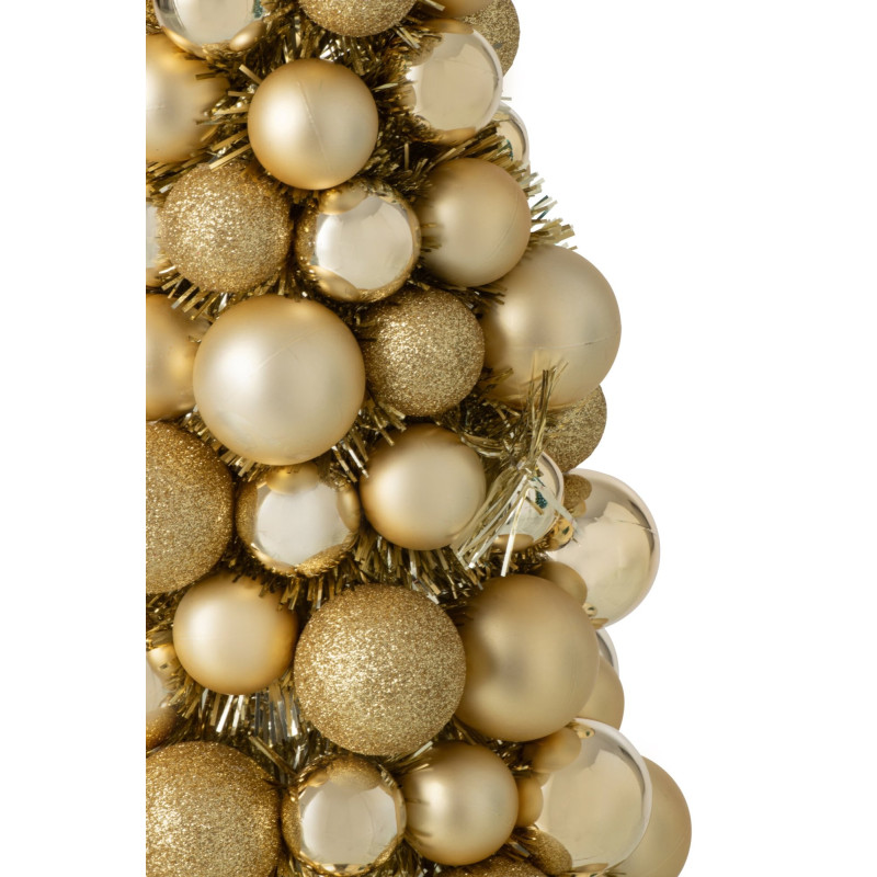 Sapin de Noël à poser doré 40 cm Velmike J-Line - 2