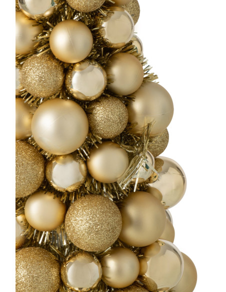 Sapin de Noël à poser doré 40 cm Velmike J-Line - 2