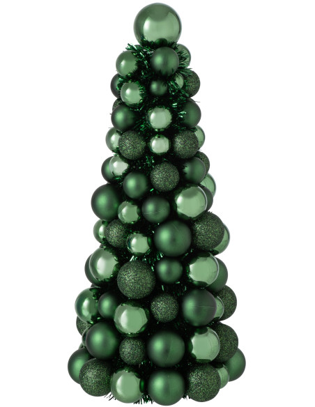 Sapin de Noël à poser vert émeraude 40 cm Velmike J-Line - 1