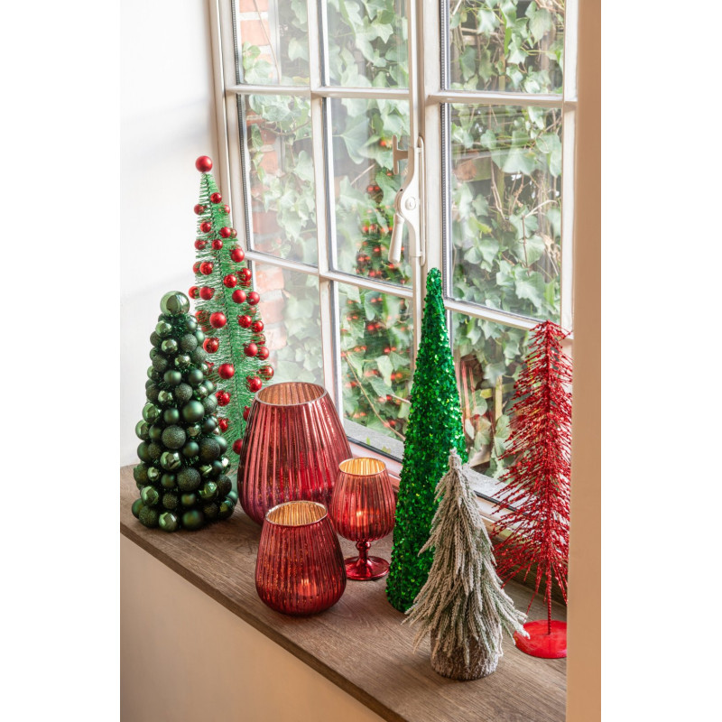 Sapin de Noël à poser vert émeraude 40 cm Velmike J-Line - 2