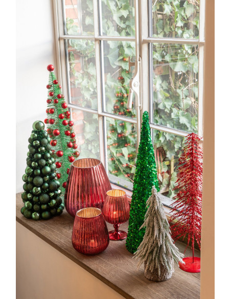 Sapin de Noël à poser vert émeraude 40 cm Velmike J-Line - 2