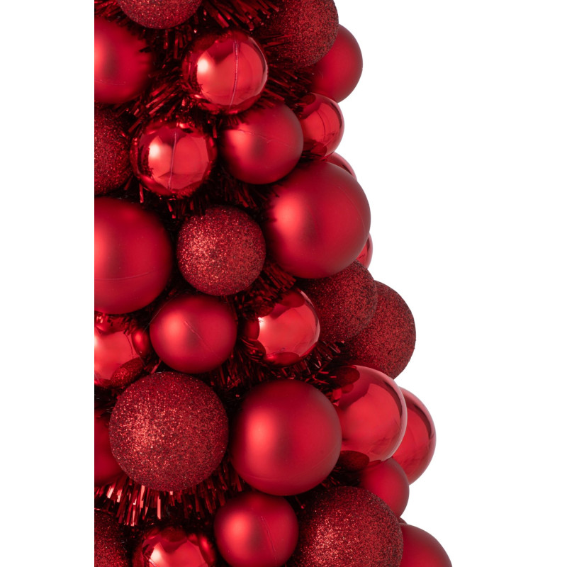 Sapin de Noël à poser rouge rubis 40 cm Velmike J-Line - 2