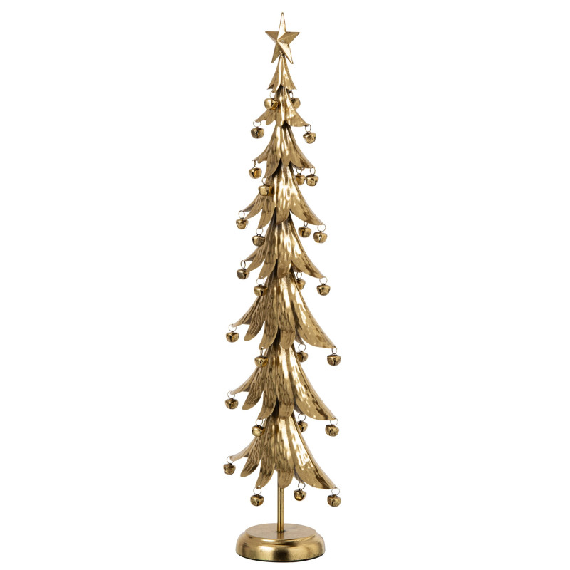 Sapin de Noël à poser métal doré 78,5 cm Veerora J-Line - 3