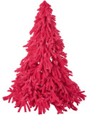Sapin de Noël artificiel rose fuchsia en polyester 180 cm Svenout