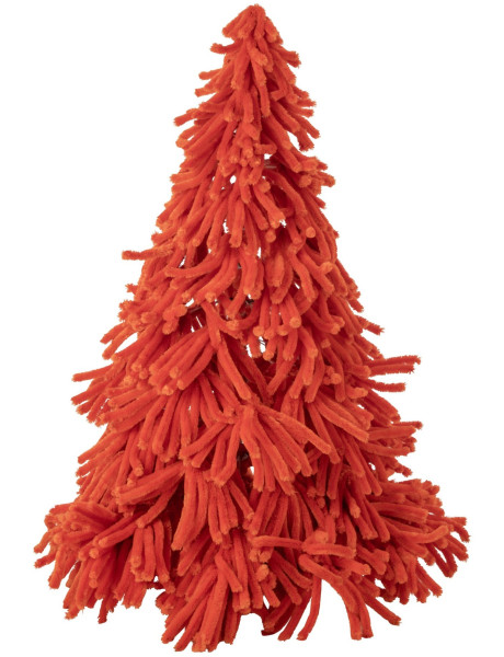 Sapin de Noël artificiel orange en polyester 180 cm Svenout J-Line - 1