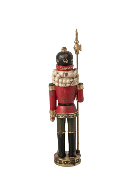 Casse-noisette géant extérieur rouge en résine 110 cm Rijkmar J-Line - 3