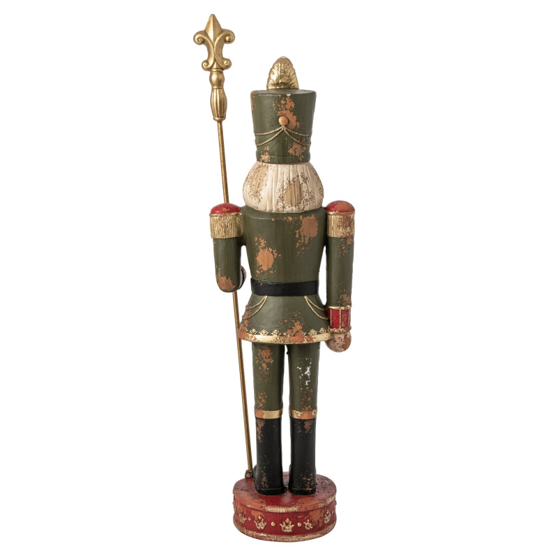 Casse-noisette géant extérieur en résine vert et rouge 131 cm Rijkmar J-Line - 2