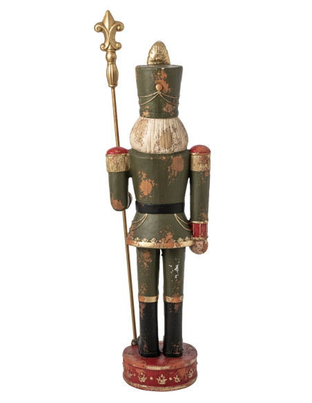 Casse-noisette géant extérieur en résine vert et rouge 131 cm Rijkmar J-Line - 2