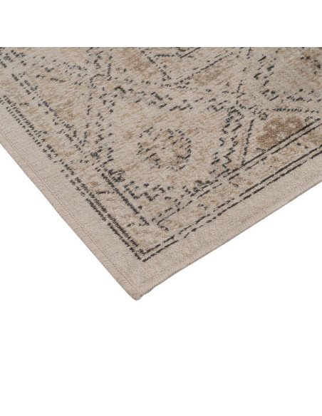 Tapis oriental vintage gris grège en viscose 160x230 cm Lerivo Ixia - 3