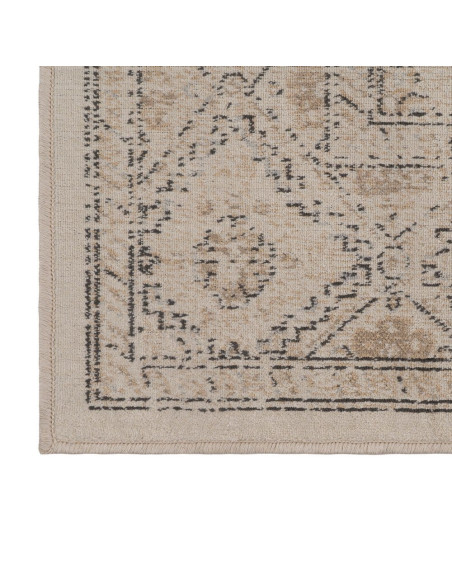 Tapis oriental vintage gris grège en viscose 160x230 cm Lerivo Ixia - 5