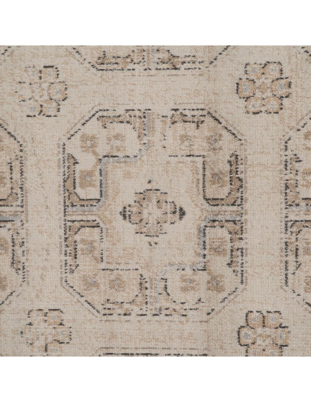 Tapis oriental vintage gris grège en viscose 160x230 cm Lerivo Ixia - 2