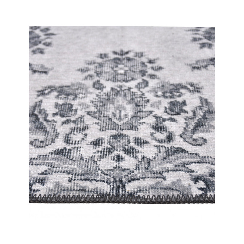 Tapis vintage oriental gris clair polyester 160x230 cm Novum  - 3
