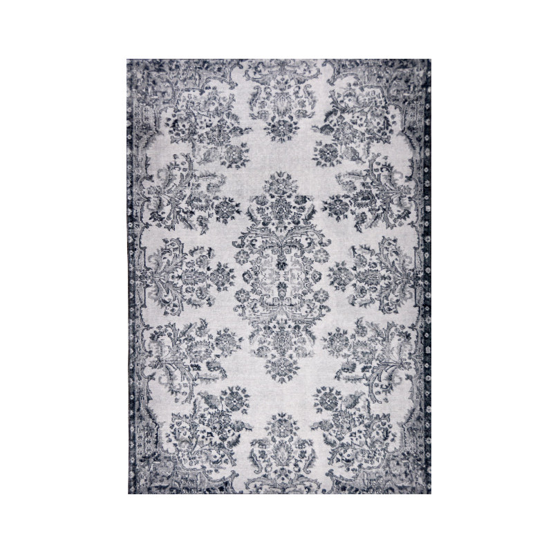 Tapis vintage oriental gris polyester 190x290 cm Novum  - 1